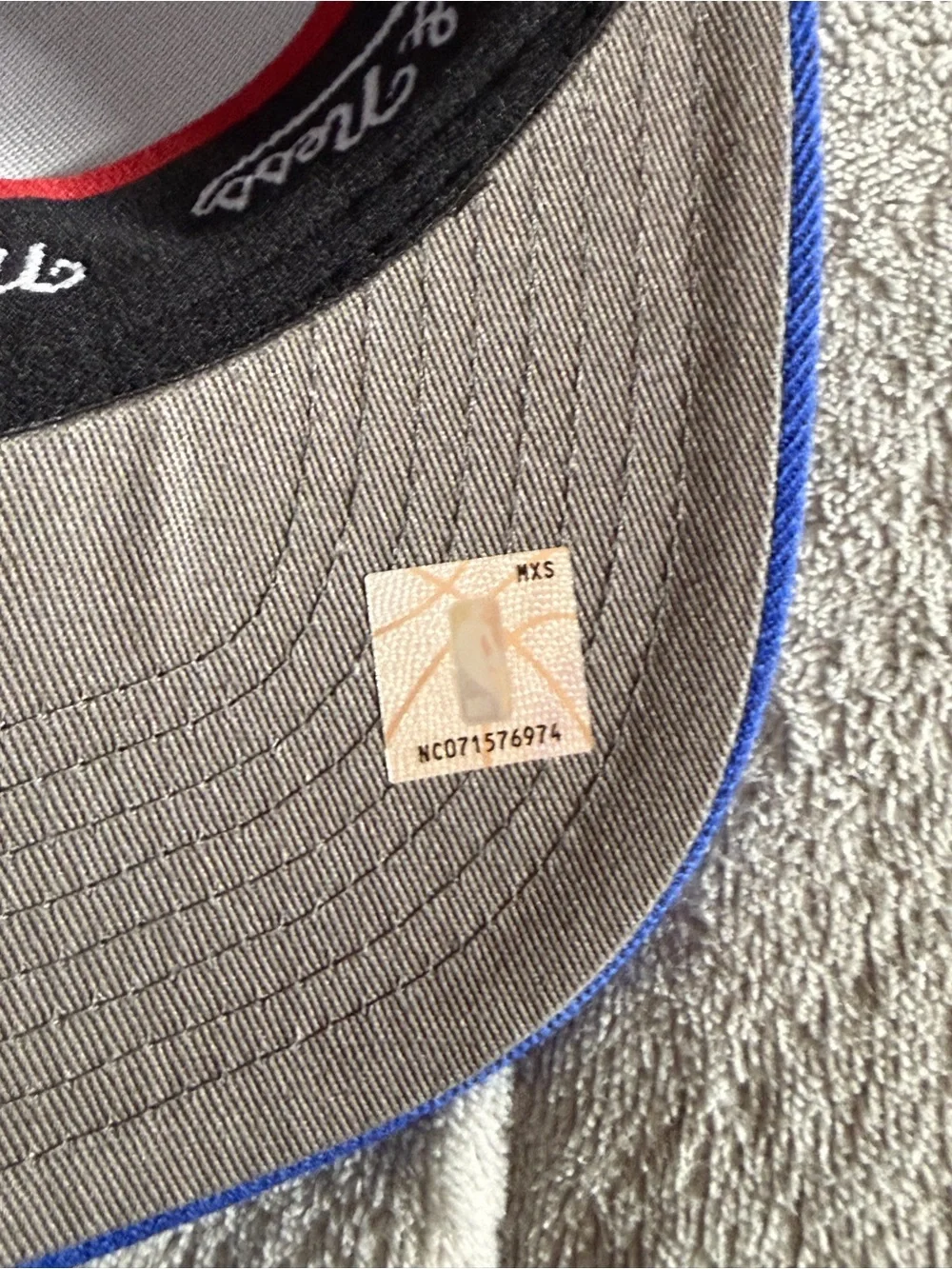 NBA Royal Blue 76s Embroidered Baseball Cap